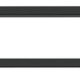 BachM Power Frame Mtg Frm 4-Gang Steel Black
