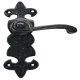 Fleur-De-Lys Lvr Hdls+Plt Latch BA