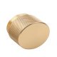 Graf Big Knob Aluminium Dk Bru Brass D38x30mm
