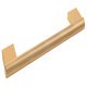 Graf Big Bar Handle Aluminium Bru Brass 192mm Fixing Centres