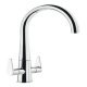 Abode AT2123 Coniq R Dual Lvr C-Tap Chrome