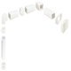 Manrose 150mm Airbrick Duct Set 3m Wht