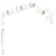 Manrose 110-110mm WP Cwl Duct Set 3m Brw