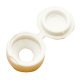 Cover Caps D12.6mm Hinged for Screws Wht