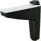 Moon Shelf Support 4-25mm Zinc Alloy/Plastic Mt.Black