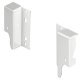 MXS Back Brackets 84mm Steel Wht