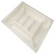 Cutlery Ins 531x432mm Plastic Crm-Wht 9001