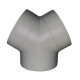 Manrose 125mm Rnd Pipe Y-Pc Conn PVC Wht