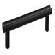 Moon Pull Handle Aluminium Brsh Black 160mm Fixing Centres