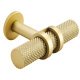 Barchester T Knob Dbl Iron SB 60x43mm