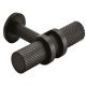 Barchester T Knob Dbl Iron MB 60x43mm