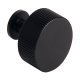 Longham Knob Steel M.Black D30x30mm