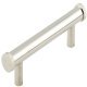 Thaxted Pull Handle Brs Polished Nickel 96mm Fixing Centres