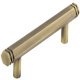 Nile Pull Handle Brs Antique Brs 96mm Fixing Centres