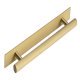 Langham Pull Handle+Plt Brs Sat 320mm Fixing Centres