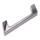 Alstone Bar Aluminium Polished Chrome D9mm 128mm Fixing Centres
