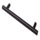 Puma Bar Handle Steel Matte Black D12mm 160mm Fixing Centres