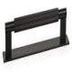 Arpa Pull Handle+BP Aluminium Brs Black 320mm Fixing Centres