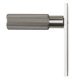 Arpa Knob+BP Aluminium Stainless Steel D22x100mm