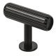 Rille T Handle Aluminium Bru Black D20/15x55x38.5mm