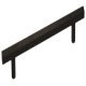 Pencil Pull Handle Steel Matte Black 160mm Fixing Centres