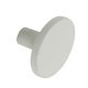 Como Knob Zinc Alloy Matte White D41x25mm