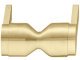 Omnia Pull Handle Zinc Alloy Brush Brass 160mm Fixing Centres