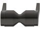 Omnia Pull Handle Zinc Alloy Matte Black 160mm Fixing Centres