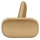 Pebble Knob Zinc Alloy Bru Gld Col 46x31mm