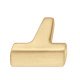 Conica Knob Zinc Alloy Gold Col Bru 47x32mm