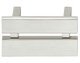 Split Pull Handle Zinc Alloy Bru NP 128mm Fixing Centres