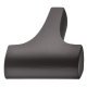 Onega T Knob Zinc Alloy Matte Black 47x33mm