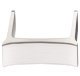 Up Pull Handle Zinc Alloy Bru Nickel 160mm Fixing Centres