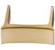 Up Pull Handle Zinc Alloy Matte Gld 160mm Fixing Centres