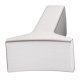 Up Knob Handle Zinc Alloy Bru Nickel 40x31.5mm