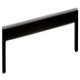 U Pull Handle Zinc Alloy Matte Black 28.5x160mm Fixing Centres