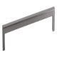 U Pull Handle Zinc Alloy Bru Grey 28.5x160mm Fixing Centres