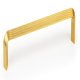 Lines D Pull Handle Zinc Alloy Bru Gold 320mm Fixing Centres
