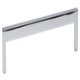 U Pull Handle Zinc Alloy Polished Chrome 28.5x492mm Fixing Centres