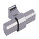Tiberius T Knob Aluminium Black Nlk 60x36mm
