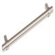 Pimlico Bar Handle Steel/Zinc Alloy SSE D18x224mm Fixing Centres