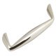 Burbridge Pull Handle Brs P.Nickel 128mm Fixing Centres