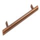 Bartram Bar Handle Steel A.Copper D12mm 128mm Fixing Centres