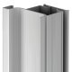 Gola System D Profile Vrt End 2.67m Aluminium Silver