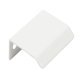 Curve Profile Handle Aluminium Matte Wht 32mm Fixing Centres
