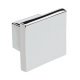 Lara Knob Zinc Alloy Polished Chrome 16mm Fixing Centres