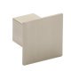 Issey Knob Square Aluminium SSE 36.5x36.5x30mm