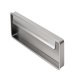 Fold Inset Handle Zinc Alloy Bru Nickel 128mm Fixing Centres
