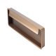 Fold Inset Handle Zinc Alloy Bru Brs Cava 128mm Fixing Centres