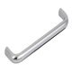 D Pull Handle Steel D8mmx35mm Polished Chrome 128mm Fixing Centres
